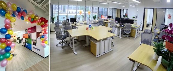 海虹老人深圳办事处新办公室隆重开幕，办公设备全面升级